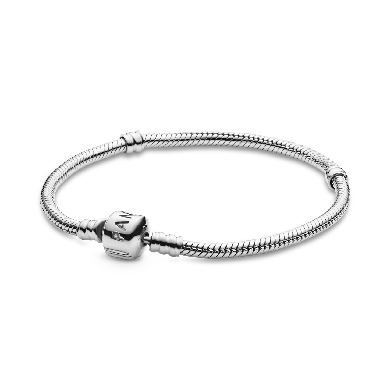 Classic Moments Silver Bracelet, Pandora Lock