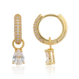 Georgini Wisteria Duo Gold Tone Earrings