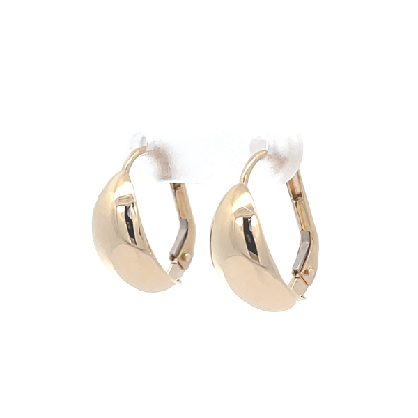 Grad Clip Post Earring in Yellow Gold