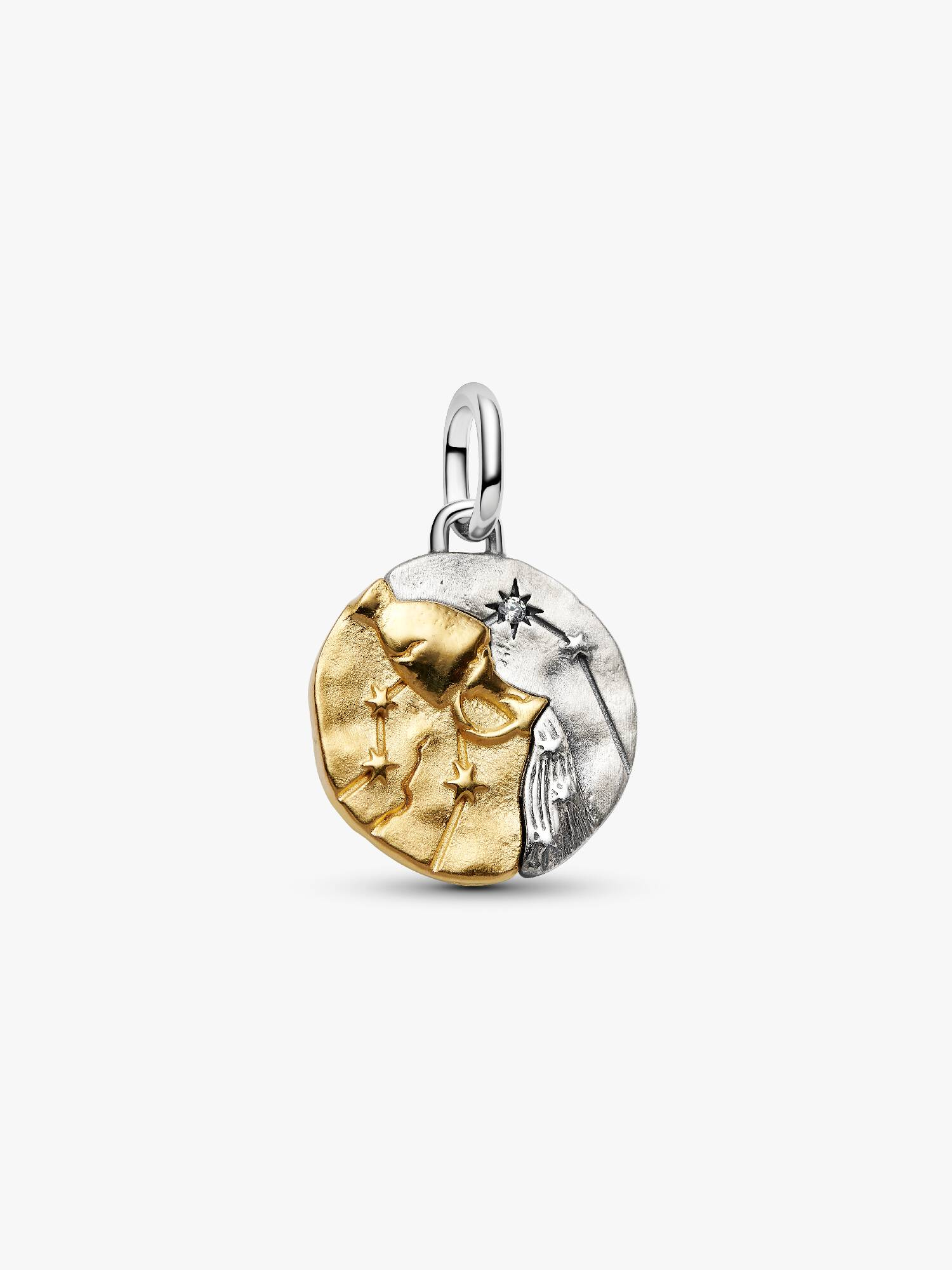 Pandora Aquarius Zodiac Medallion Charm