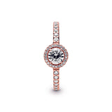 PANDORA Rose Classic Elegance Ring w Clear CZ