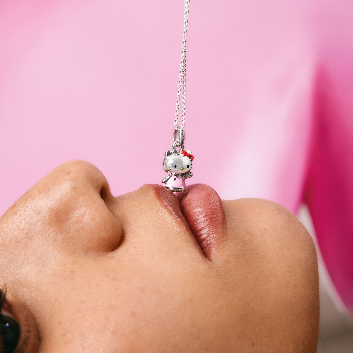 Thomas Sabo Hello Kitty Necklace Pink Dress