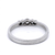 Diamond Rubset Dress Ring Set in White Gold