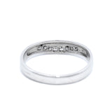 Princess Cut Diamond Set Ring in White Gold