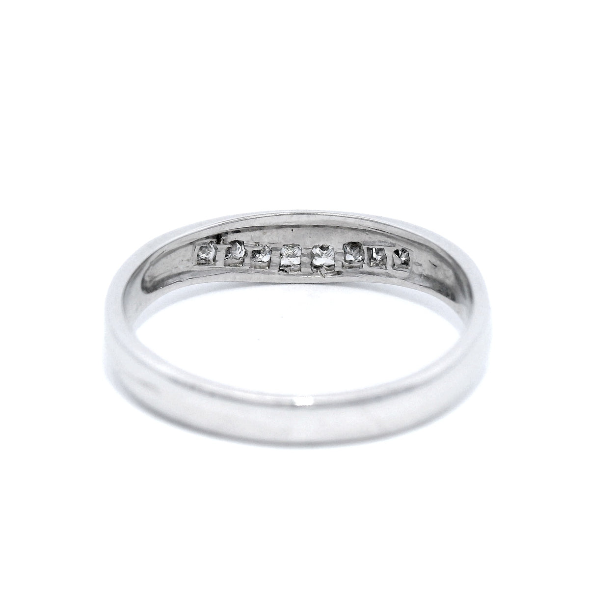 Princess Cut Diamond Set Ring in White Gold