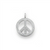 Thomas Sabo Sterling Silver Peace Cubic Zirconia Pendant