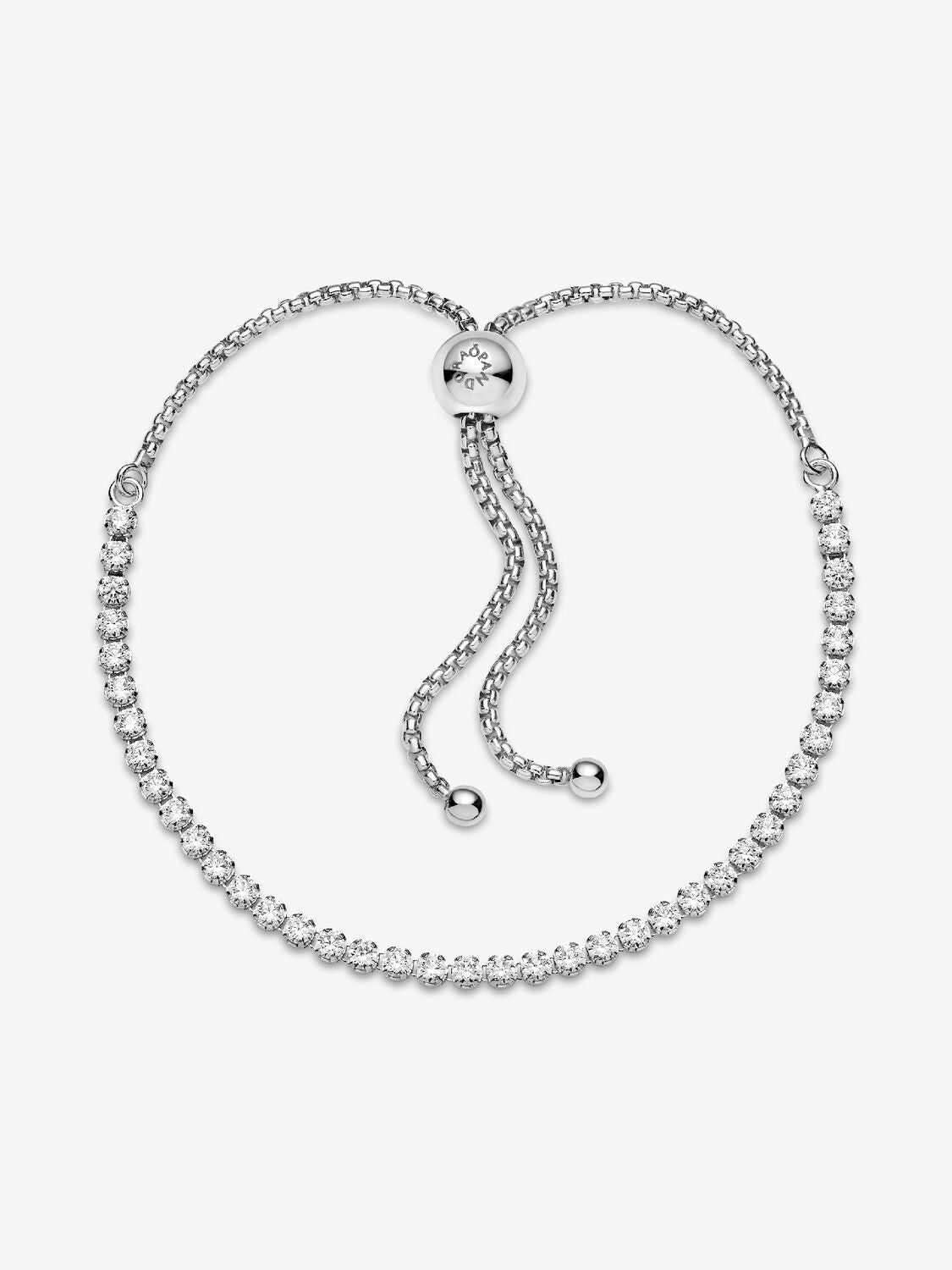 Pandora Sparkling Slider Tennis Bracelet