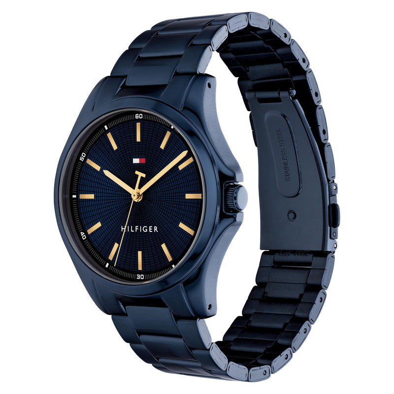 Tommy Hilfiger Blue Steel Navy Dial Men's Watch