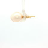 The Cosmic Moon Studs 8.5-9mm Pearl