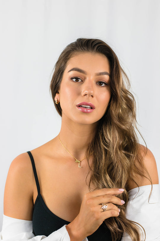 Georgini Luxury Letters A Initial Pendant