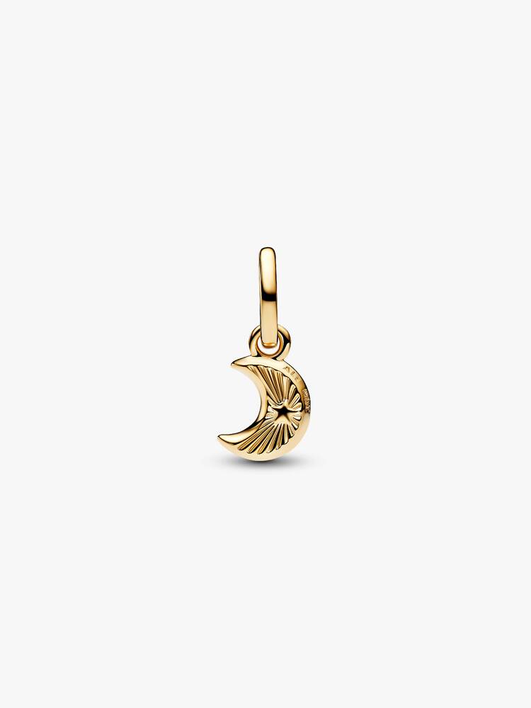 Pandora White Crescent Moon Pendant Mini Charm
