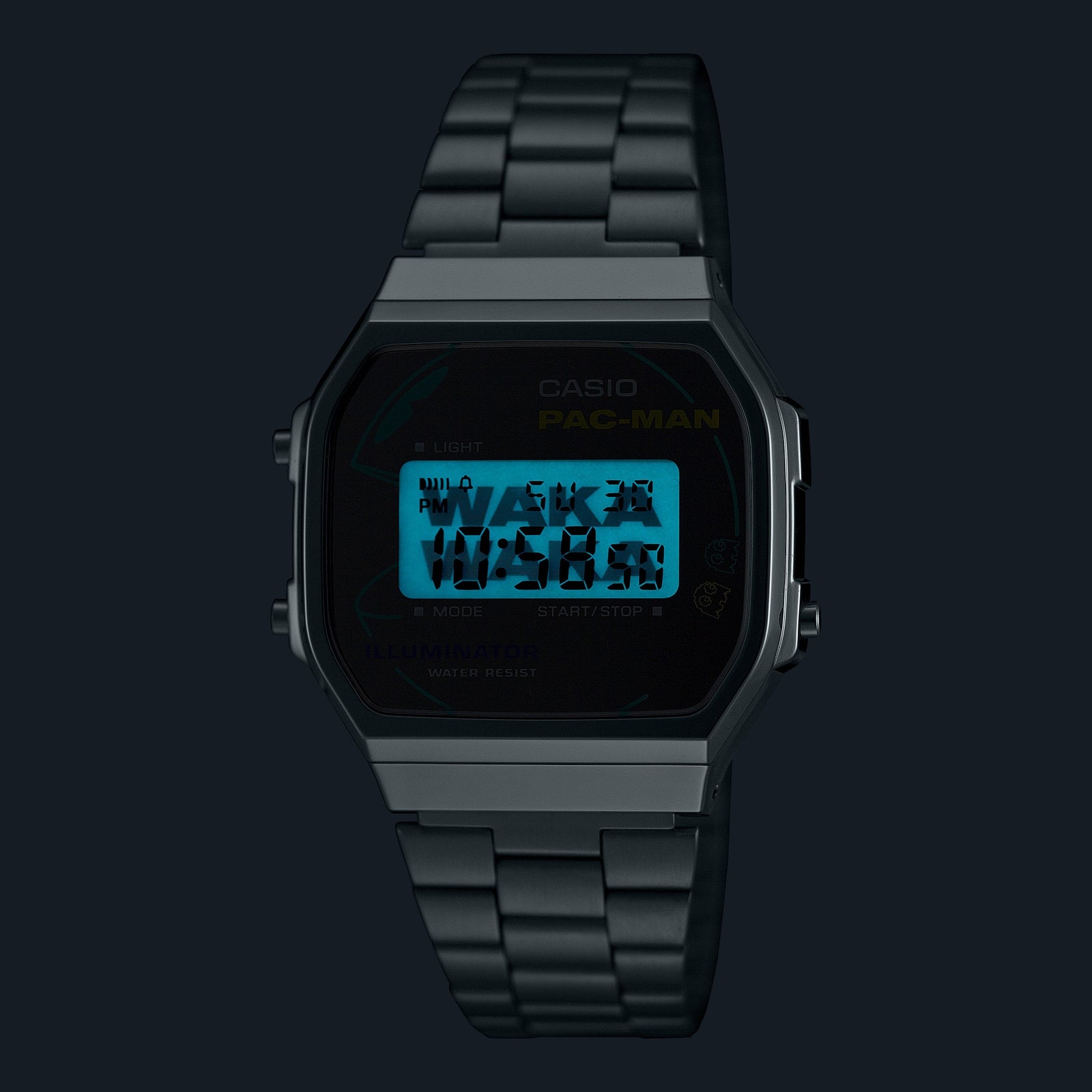 Casio Vintage Digital PAC-MAN Collaboration Quartz A168WEPC-7A