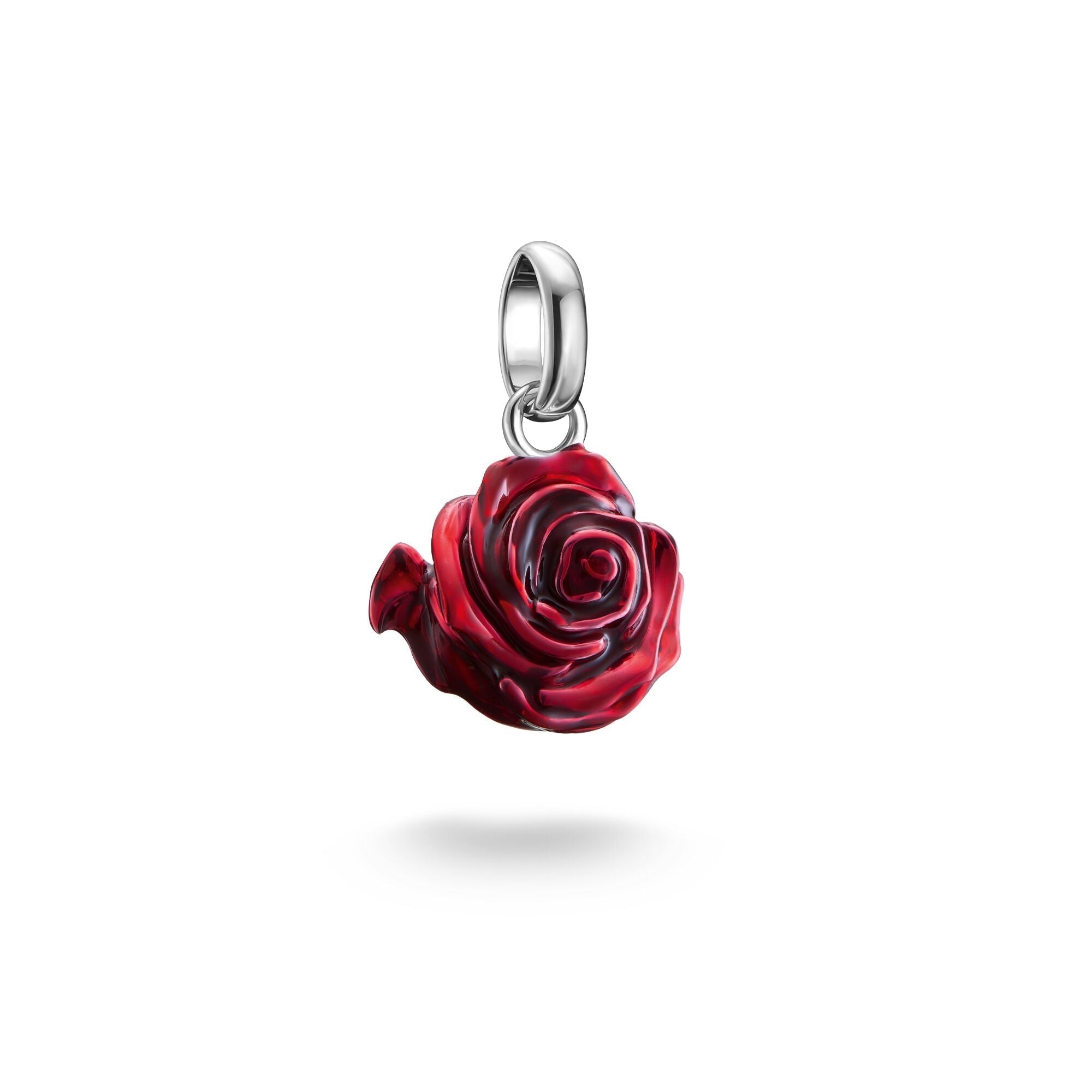 Thomas Sabo Connect Charm Red Rose Blossom