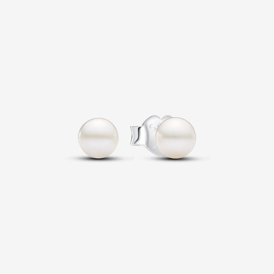 Pandora Treated Freshwater Cultured Pearl 4.5mm Stud Earrings