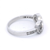 Diamond Set Infinity Ring in White Gold