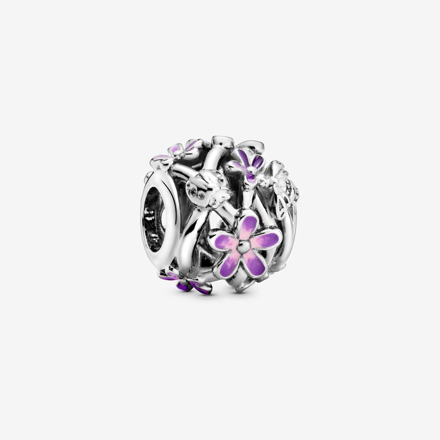 Cut-out Purple Daisy Charm