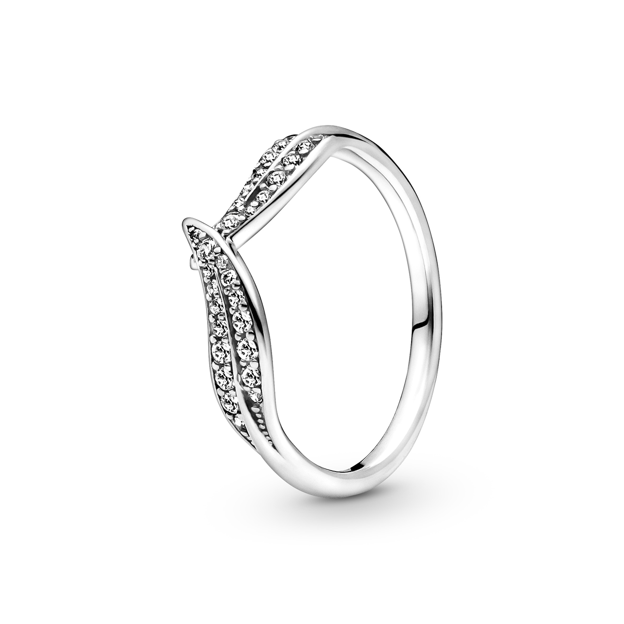 Sparkling Leaves Ring - 54