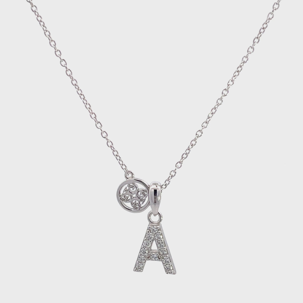 Georgini Luxury Letters A Initial Pendant