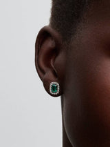 Pandora Sparkling Rectangular Stud Earrings