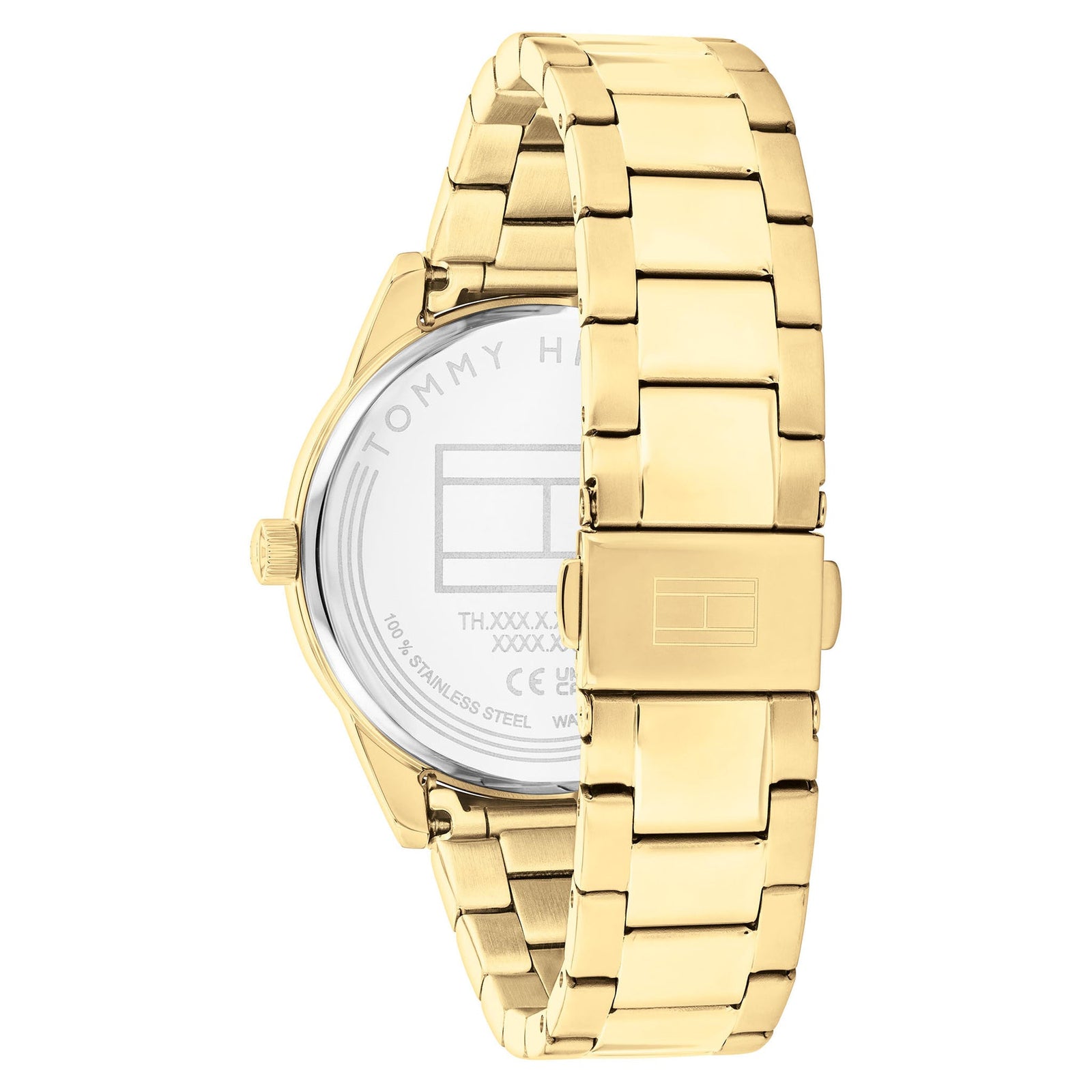 Tommy Hilfiger Gold Steel Green Dial Multi-function Women's Watch