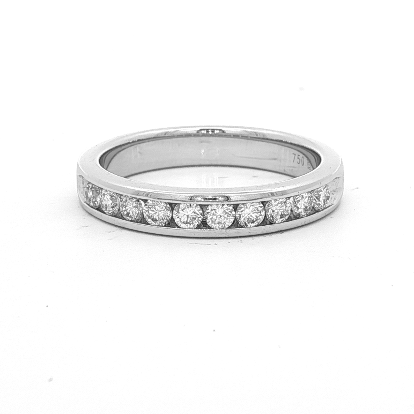 18CT W/G CHANNEL DI ET RI =.50PT SZ O
