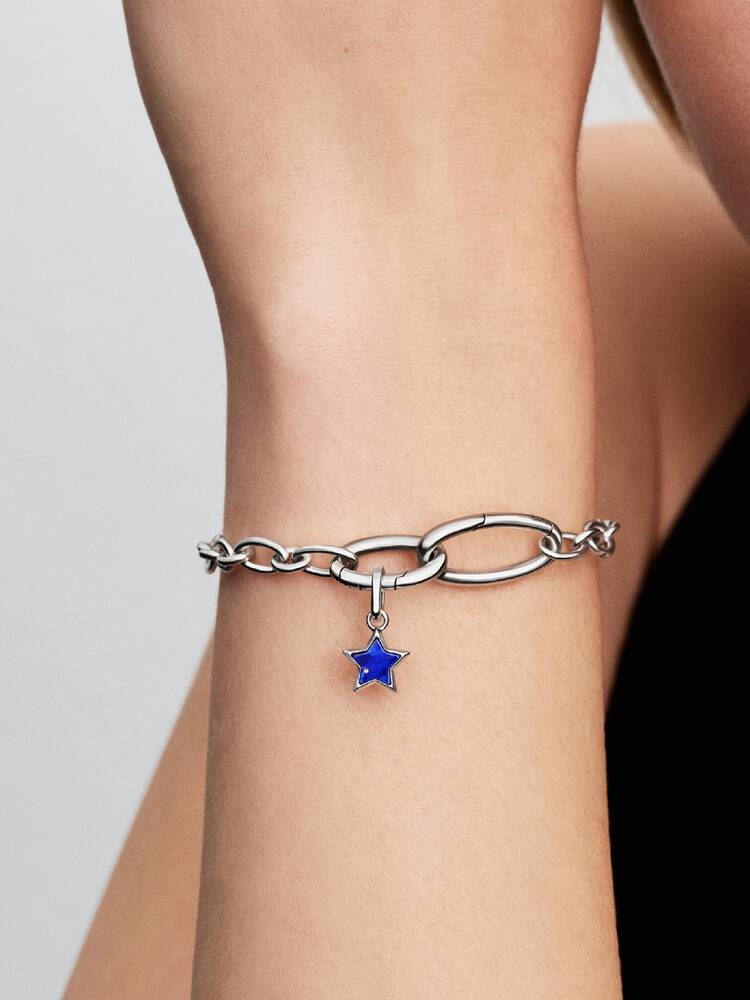 Pandora Blue Star Pendant Mini Charm
