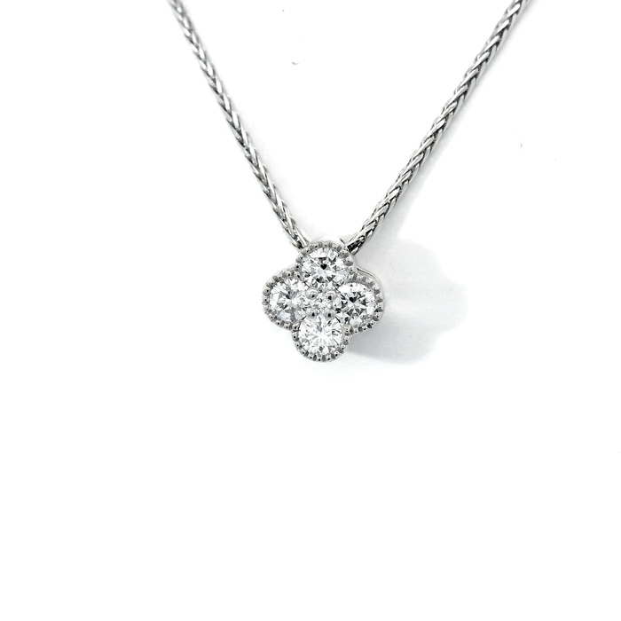 0.25ct Lab Grown Diamond Pendant in 9ct White Gold