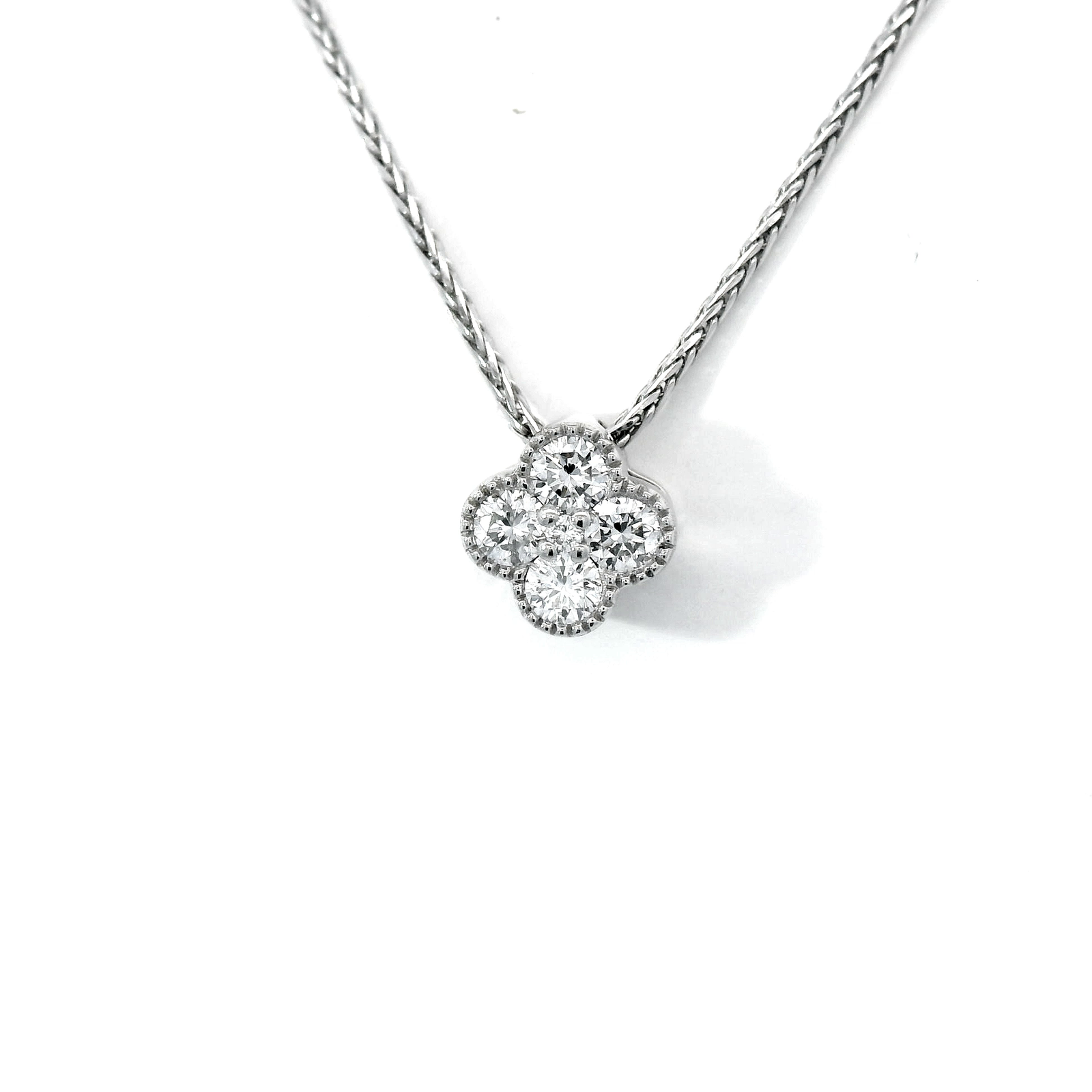 0.25ct Lab Grown Diamond Pendant in 9ct White Gold