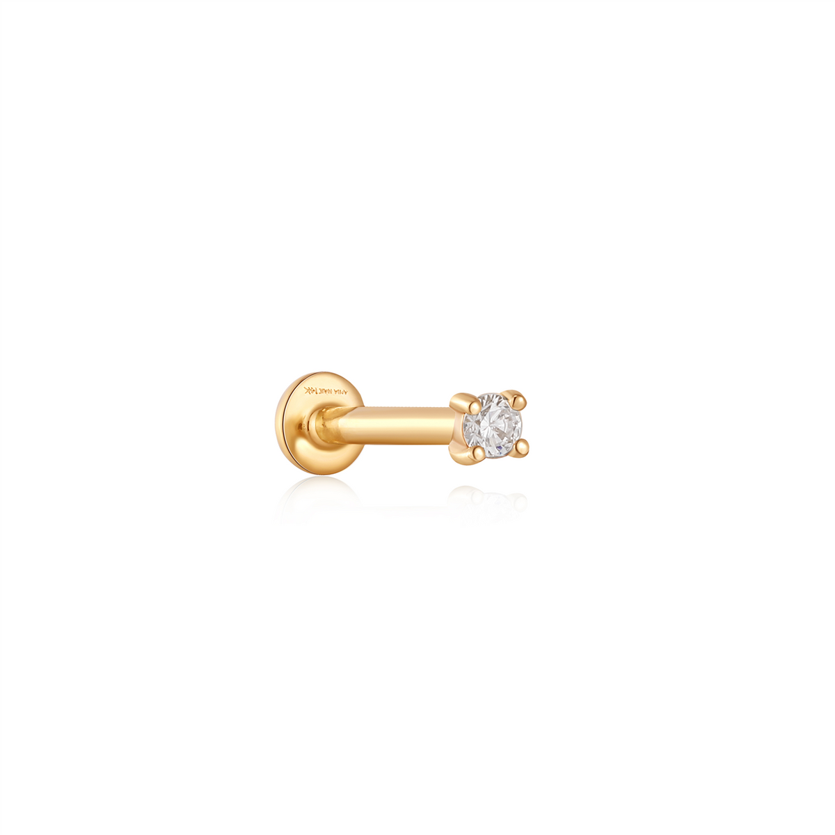 Ania Haie 14k Yellow Gold Star Single Diamond Labret