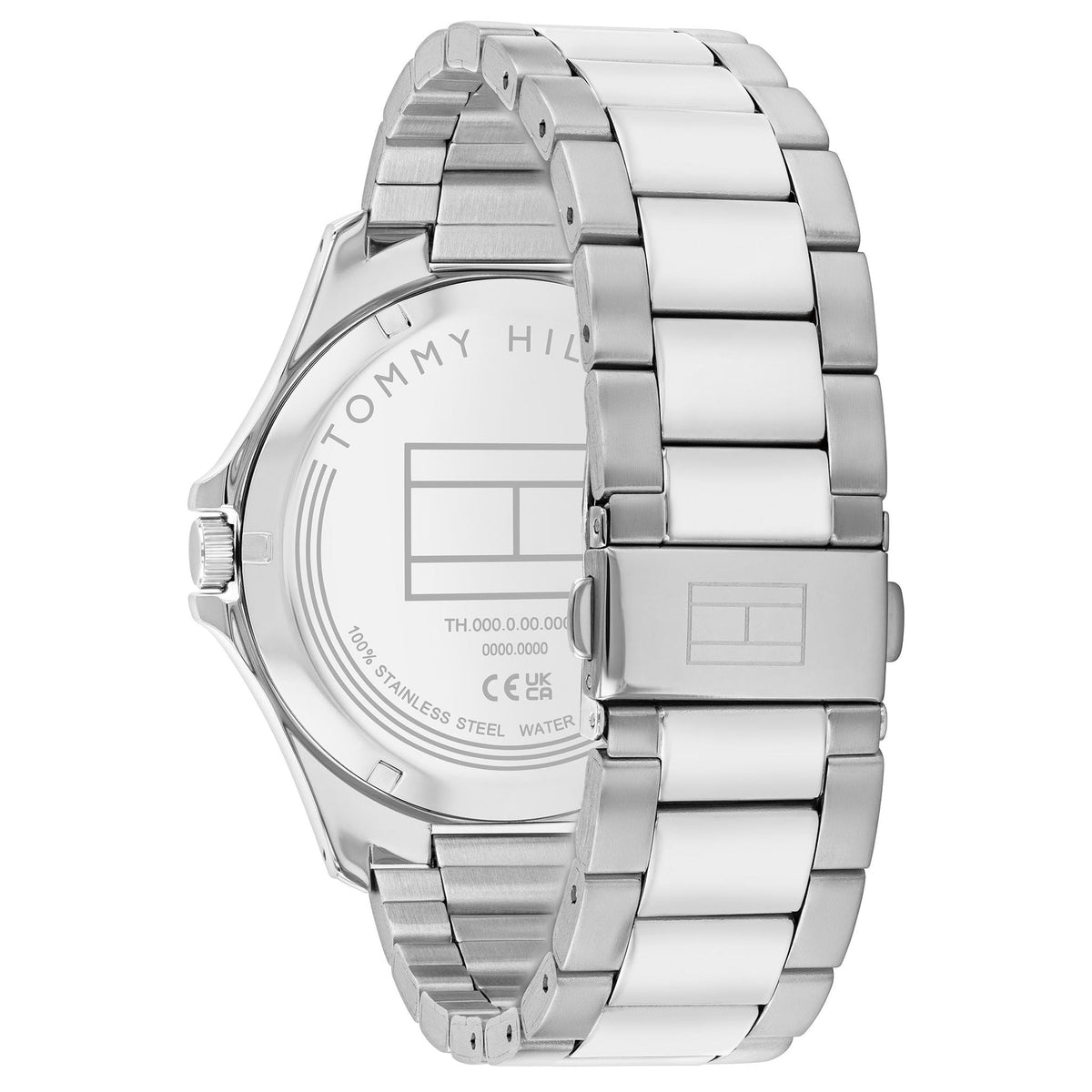 Tommy Hilfiger Stainless Steel Orange Dial Men's Watch