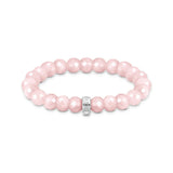 C/CLUB ROSE QUARTZ BEAD B/L 19cm