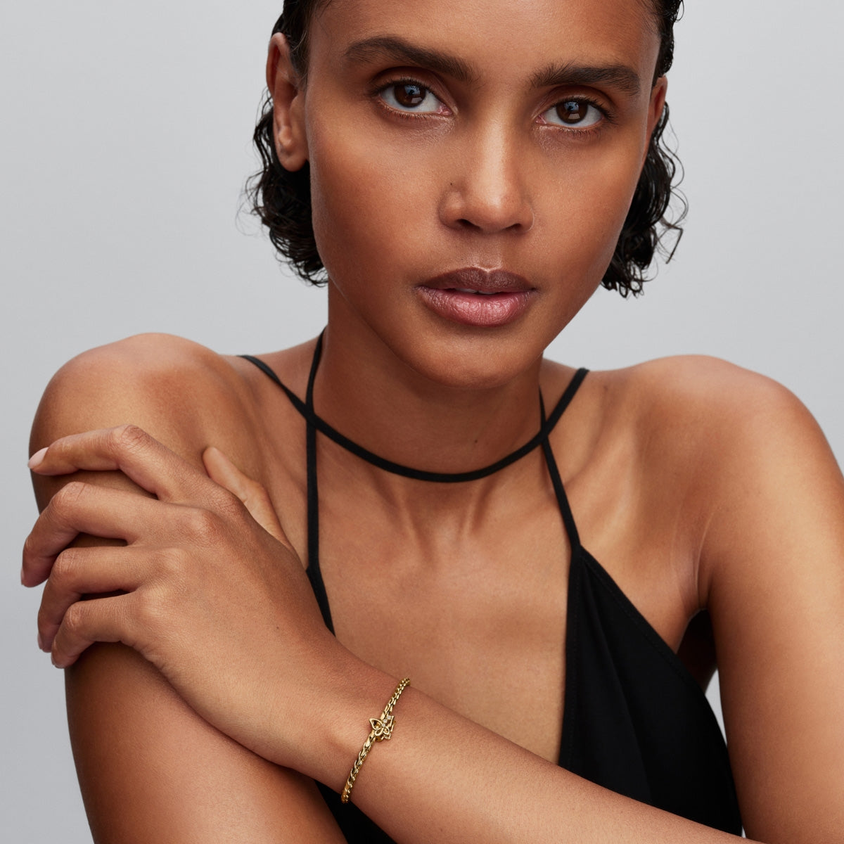 Pandora Gold Butterfly Openwork Charm