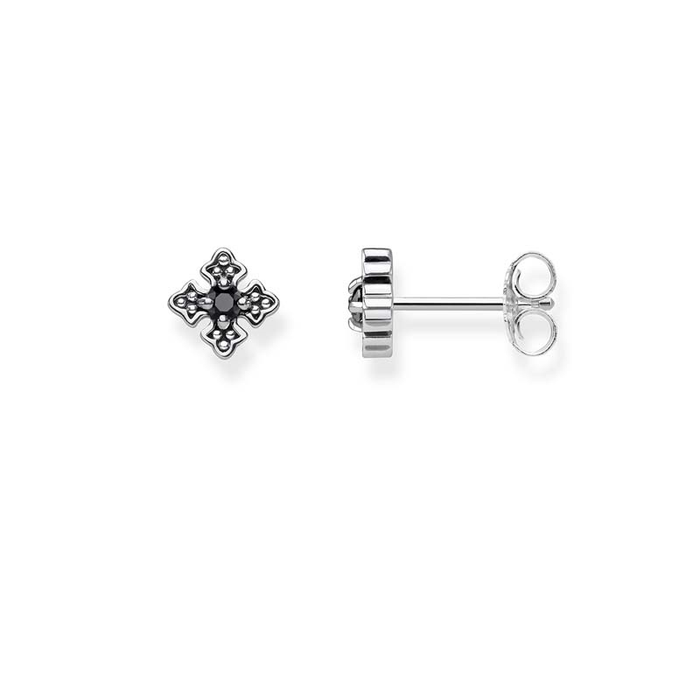 Thomas Sabo "Royalty Black Cross" Ear Studs