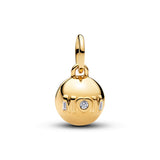 Pandora Openable Gold Mom Ball Clasp Charm