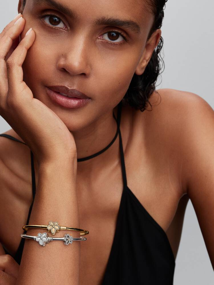 Pandora Pavé Flower Openwork Charm