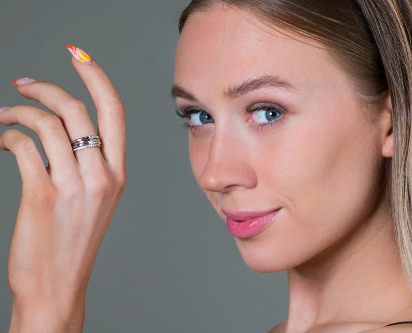 Georgini Summer Sorbet Frosty Multi Coloured Ring