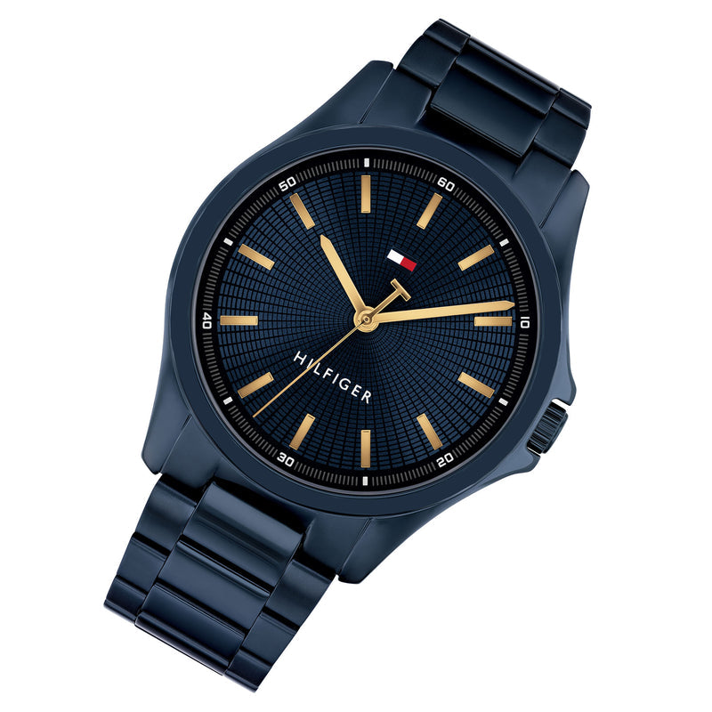 Tommy Hilfiger Blue Steel Navy Dial Men's Watch