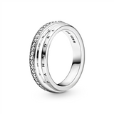 Triple Band Pavé Ring