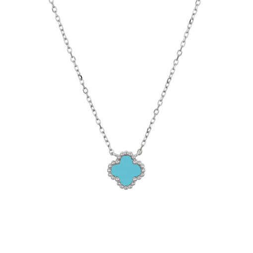 Sterling Silver Clover Necklace