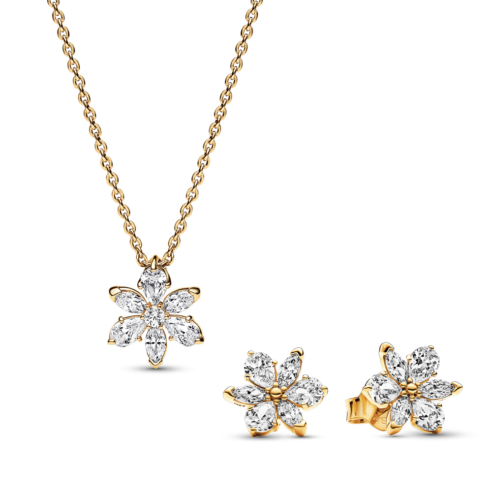 Pandora Sparkling Herbarium Jewelery Gift Set