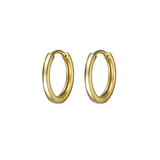 Sterling Silver Huggie Earrings 12mm