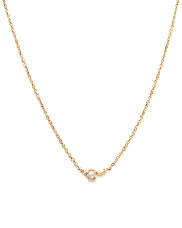 Kirstin Ash Ripple Necklace 18K Gold Plated