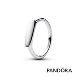 Engravable 14k gold-plated ring