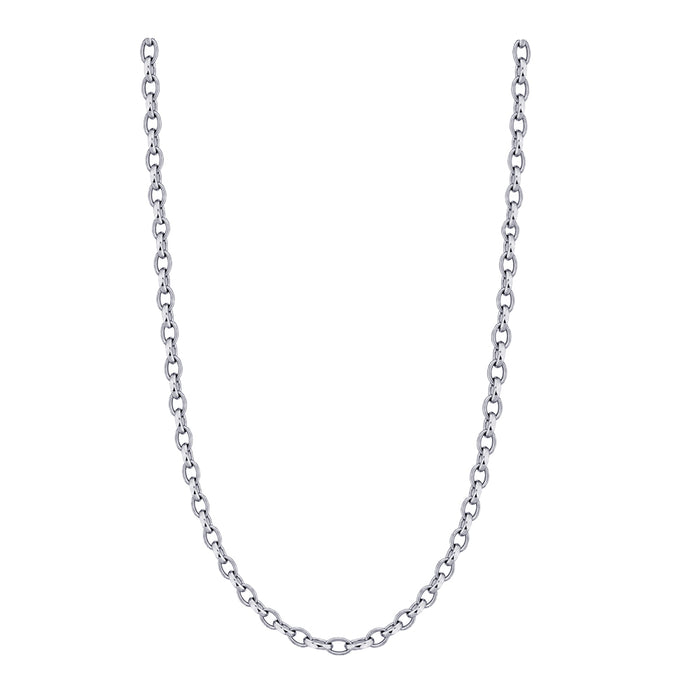 Sterling Silver Oval Belcher Chain