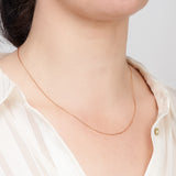 Diamond Cut Magic Wheat Link Adjustable Chain