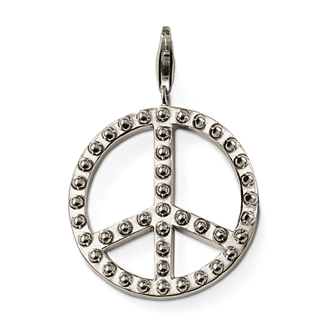 Thomas Sabo Beaded Large Peace Sign Thomas Sabo Charm