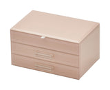 Gabriella Jewellery Box Glass Blush Medium
