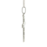 White Gold Cross Pendant