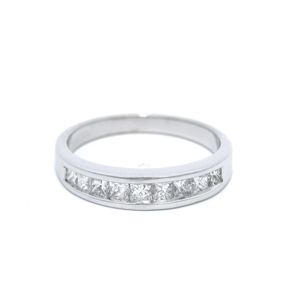 Diamond Paved Dress Ring in White Gold