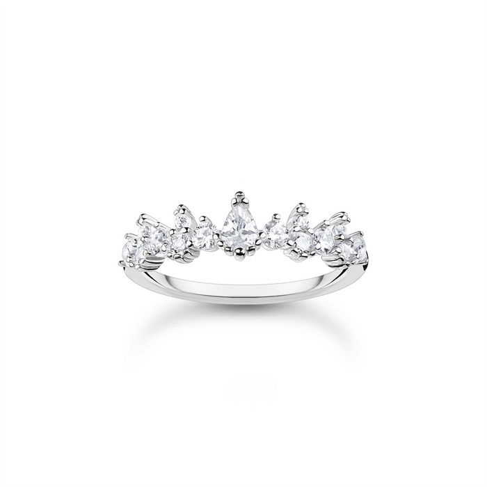 Thomas Sabo Silver Snow Crystal Ring